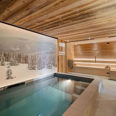 Domek alpejski Familial Contemporain A 1850 Avec Piscine, Sauna Et Terrasse - Fr-1-564-162 Courchevel
